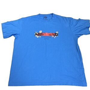 Uniqlo Billie Eilish by Takashi Murakami T-Shirt Light Blue Men’s XL
